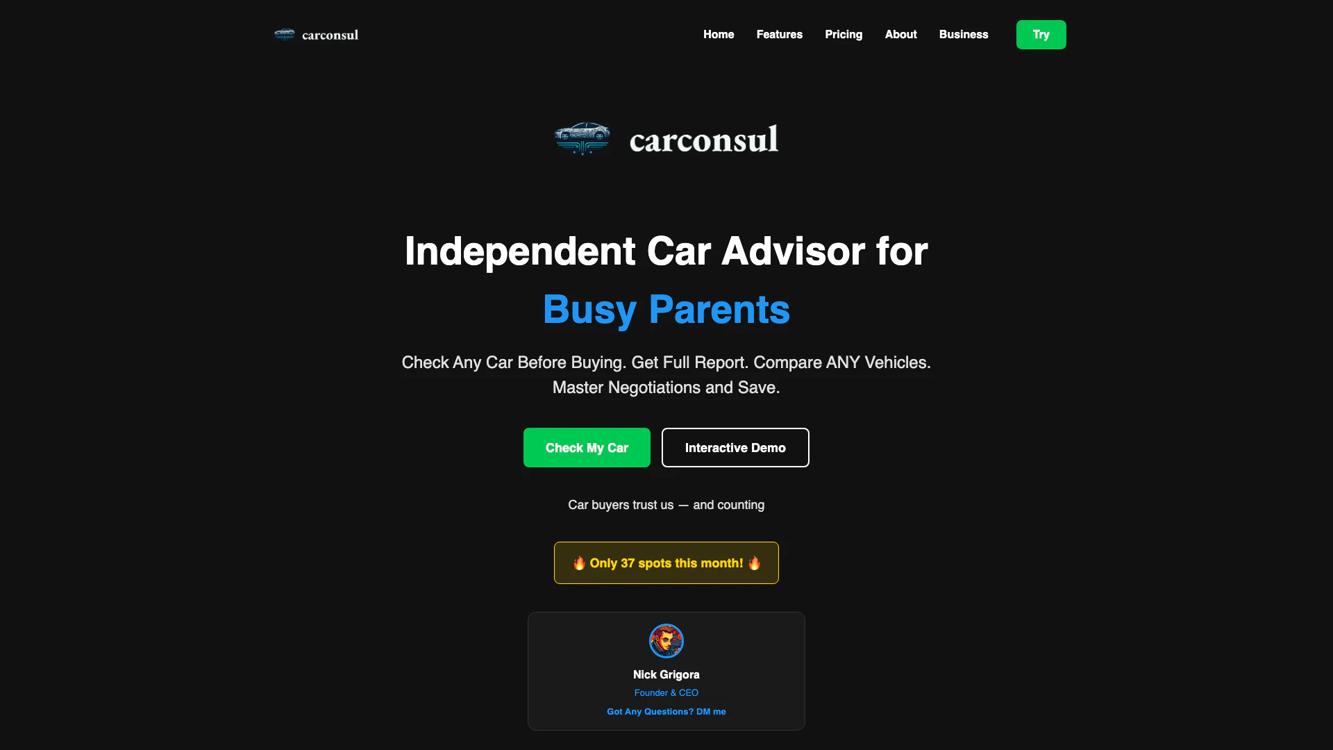Carconsul screenshot
