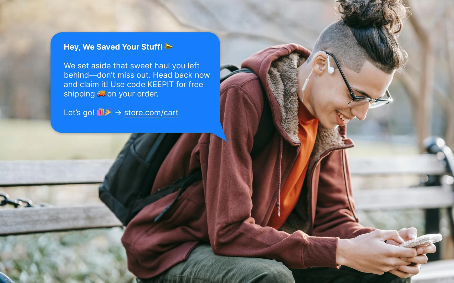 CartBoss SMS abandoned cart reminder feature