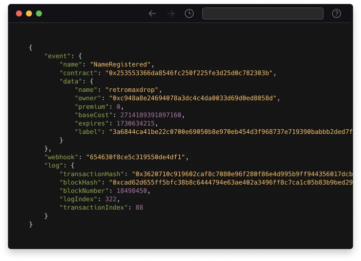 Chainrel user scenario for developers