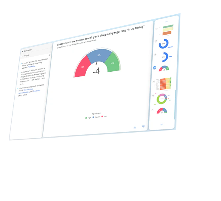 ChartPixel use case example for analyzing customer satisfaction