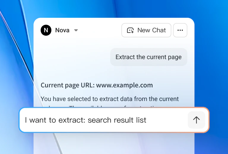 Chat4Data usage step screenshot