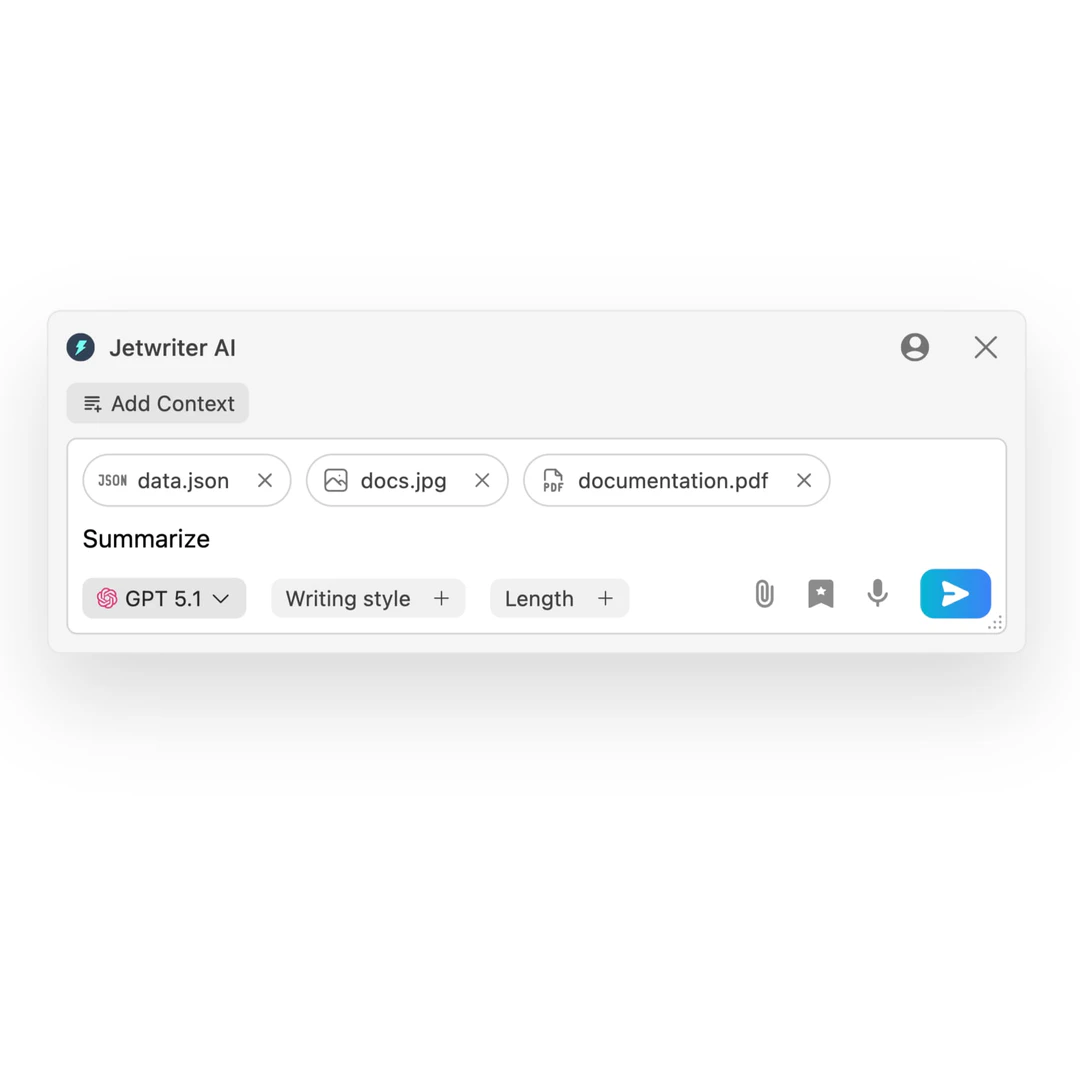 Chatgpt Writer chat with documents feature