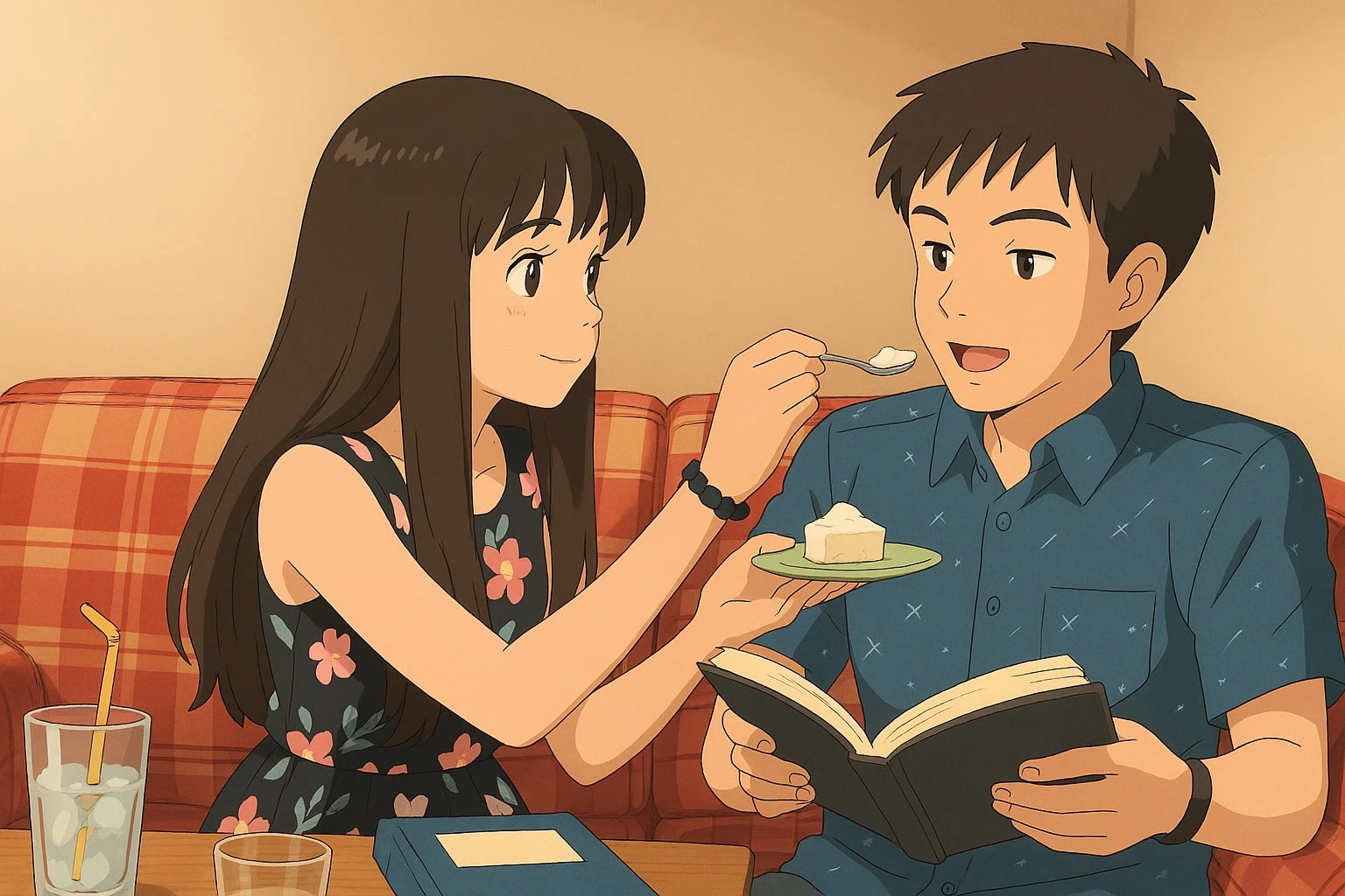 Showcasing a Studio Ghibli-style scene generated by Chatimgai