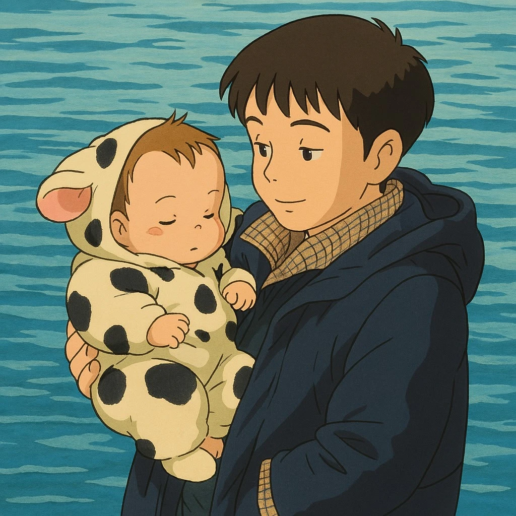 Chatimgai generated Studio Ghibli-style baby character