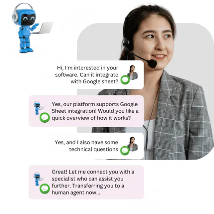 ChatMaxima AI chatbot features demonstration