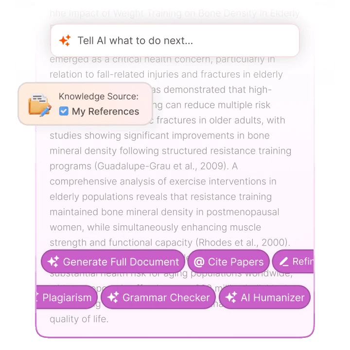 Paperguide AI Writer interface
