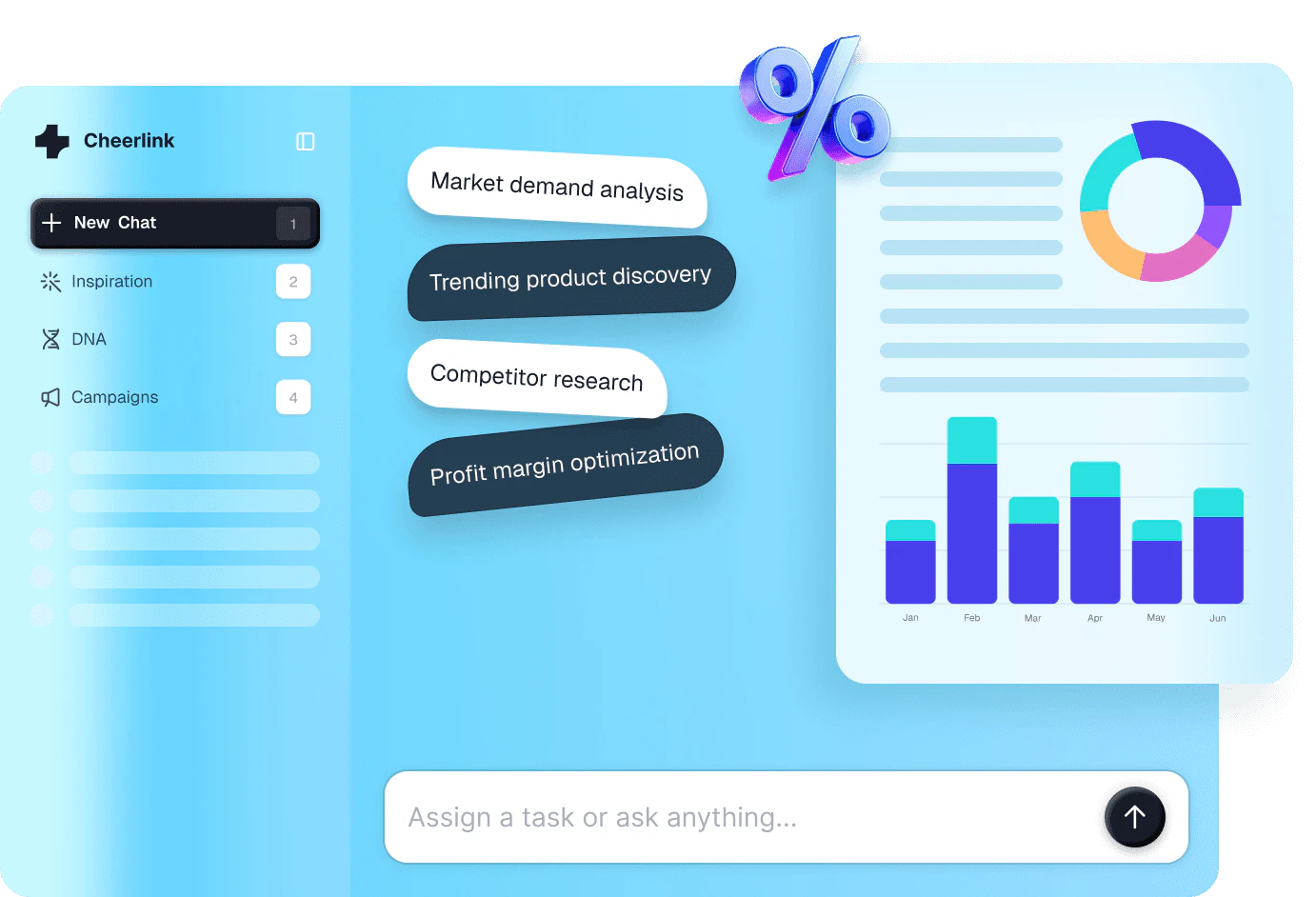Cheerlink product interface overview