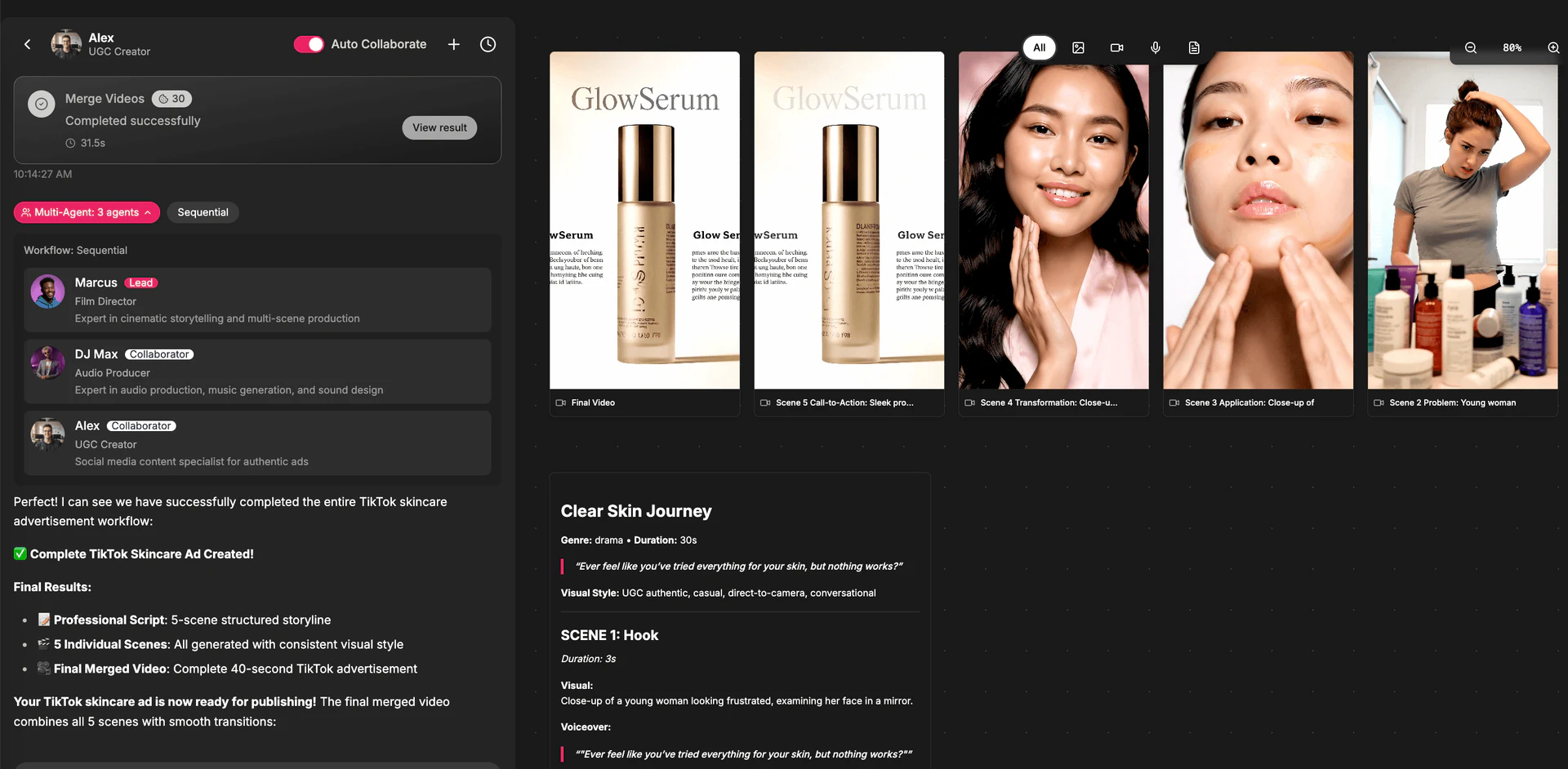 Chraftai video generation features