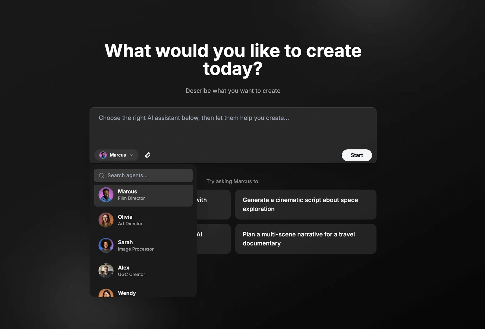 Chraftai product interface overview