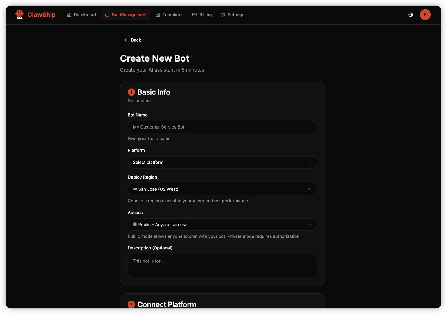 Clawshipai feature demonstration