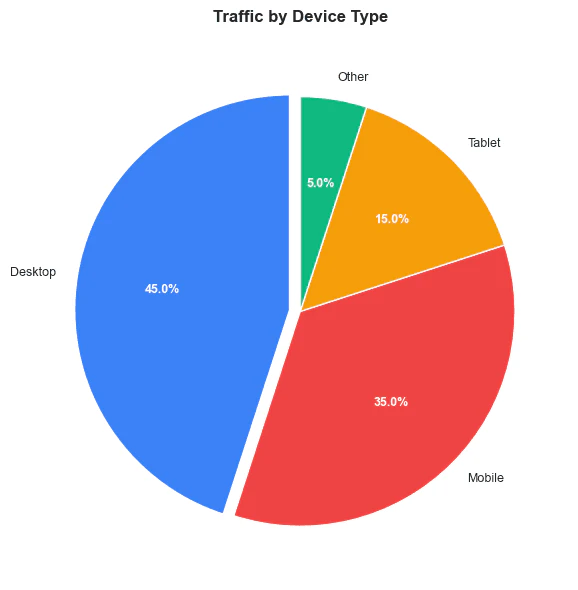 CleanChart pie chart demonstration