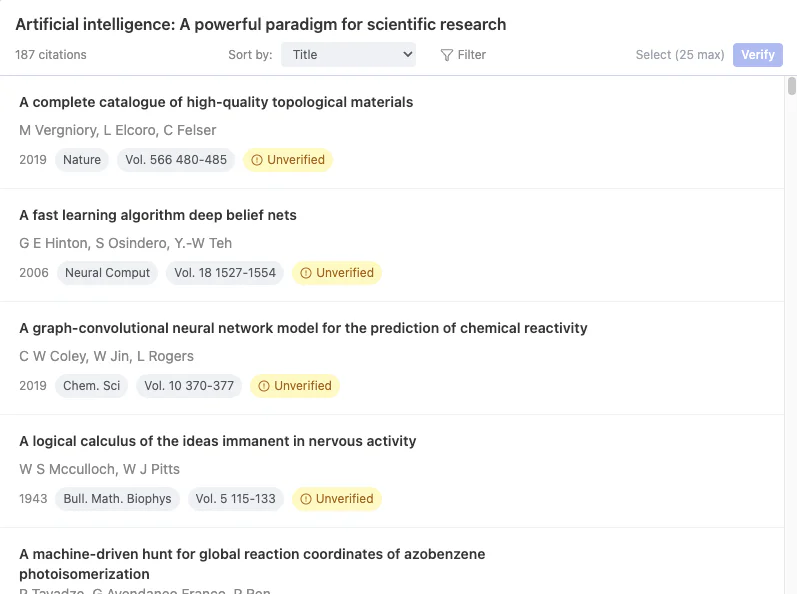 CleviaAI user scenario for academics