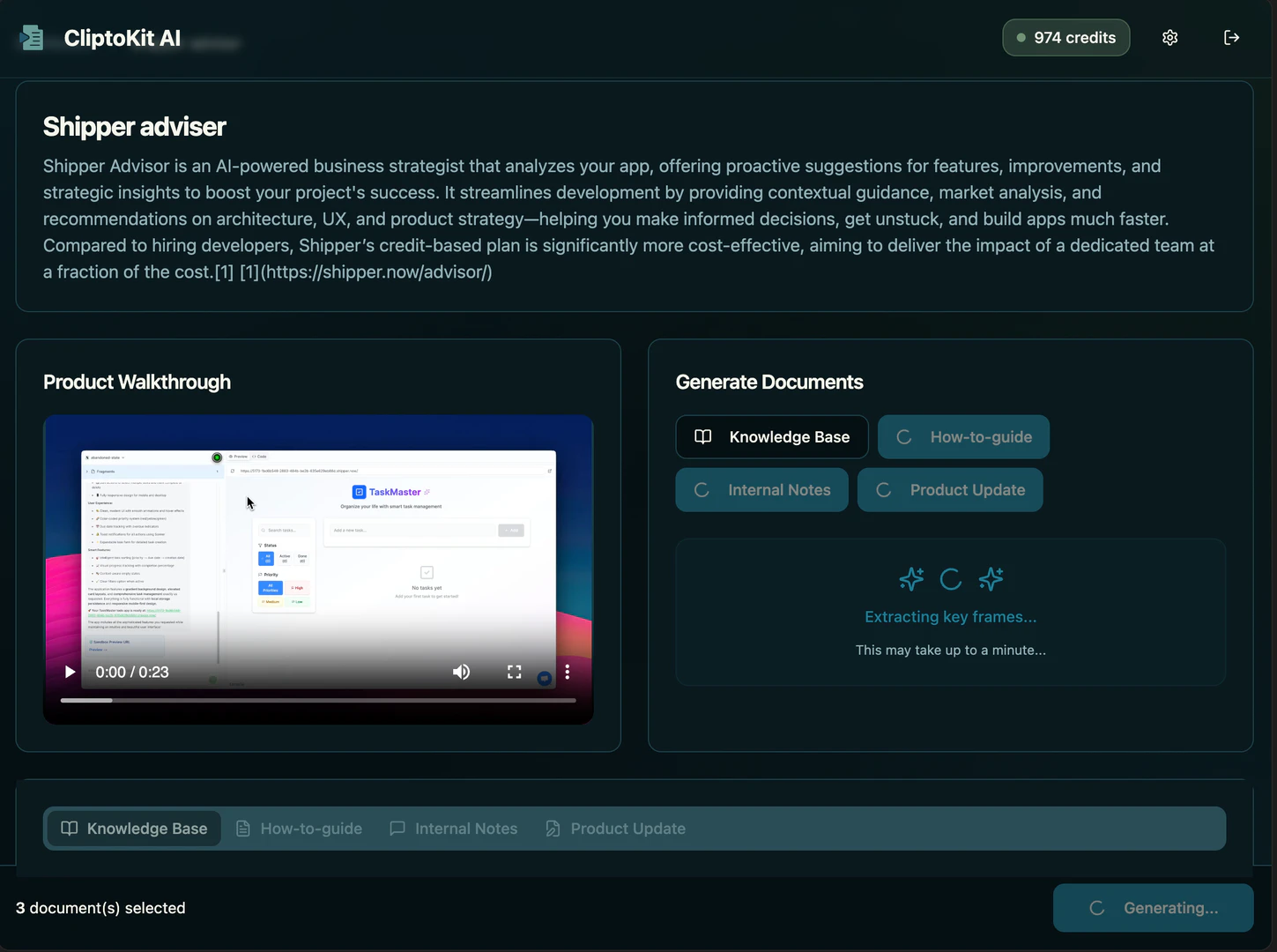 Cliptokit feature demonstration