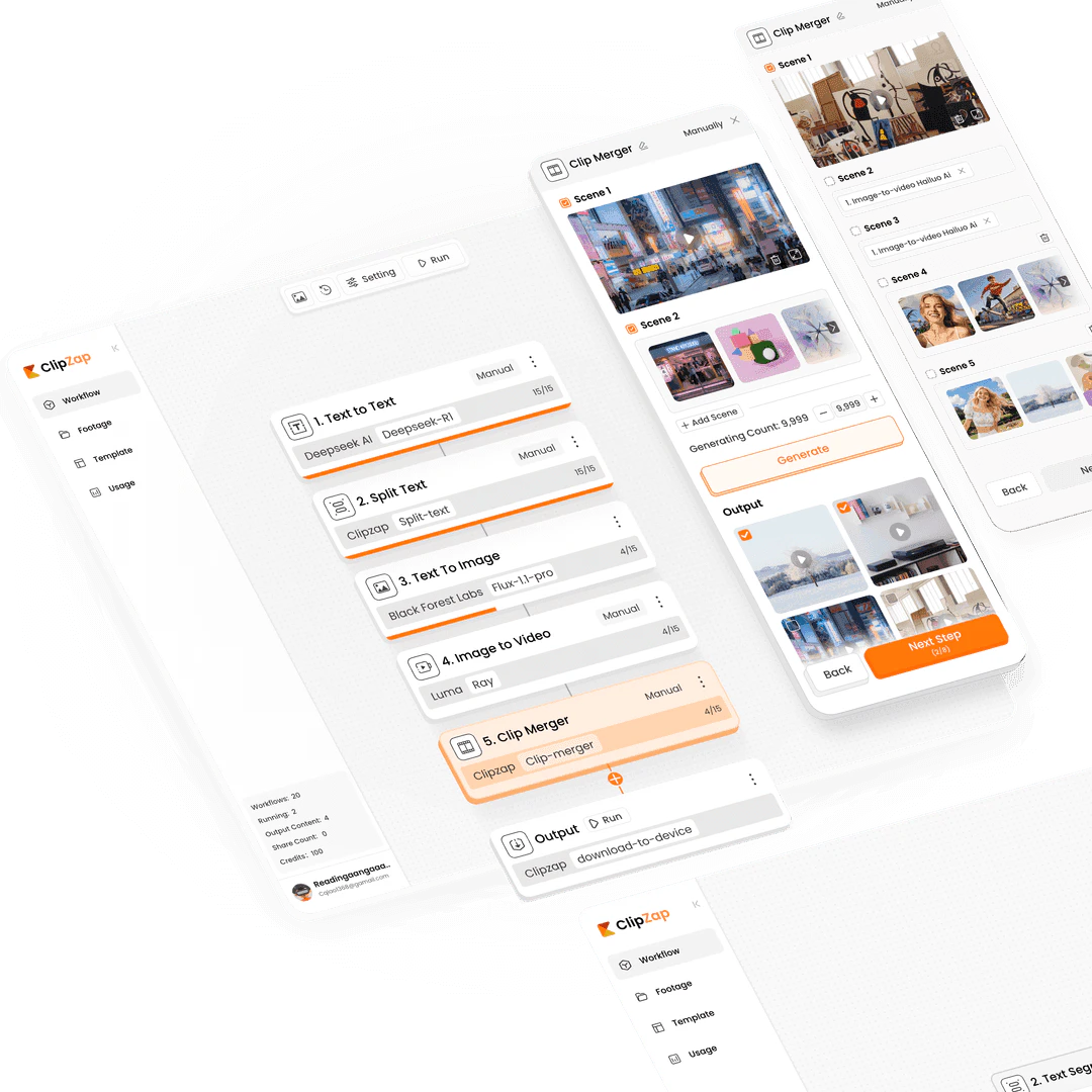 ClipZap real application scenario