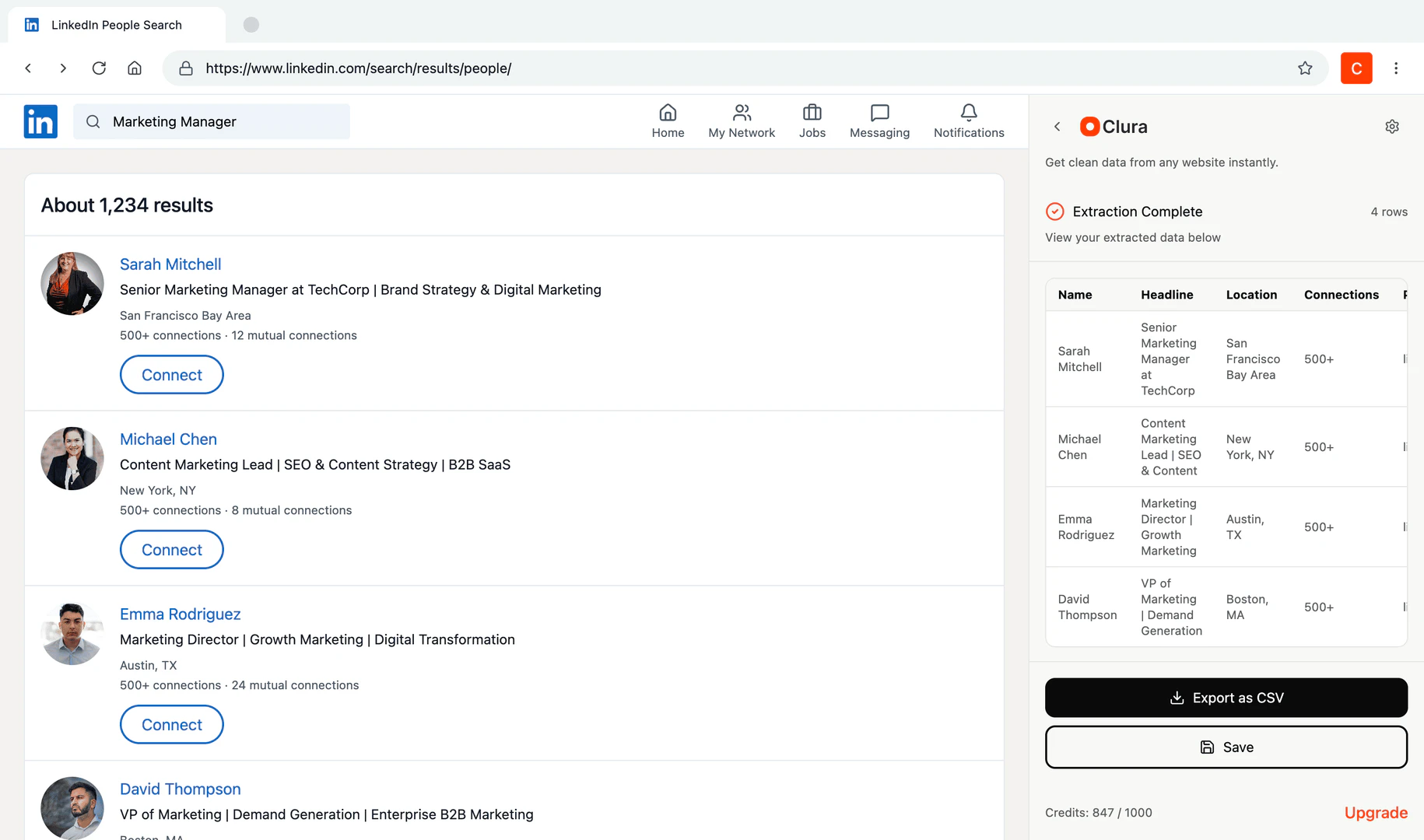 Cluraai feature interface
