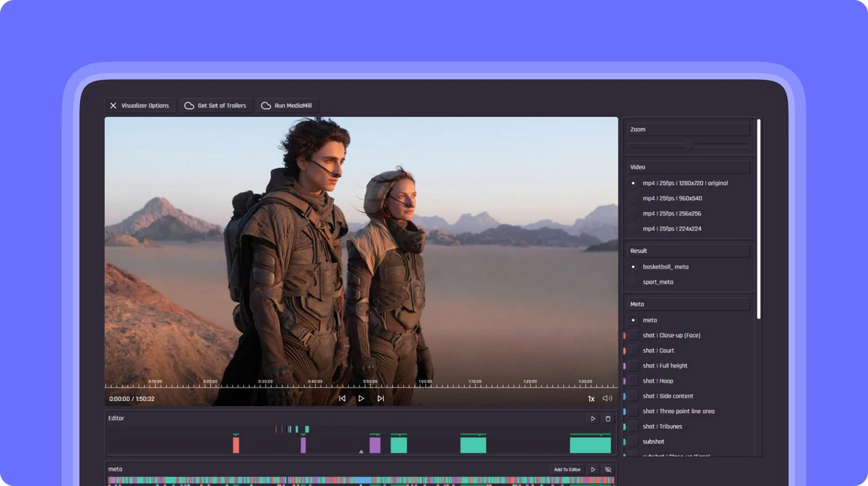 Cognitive Mill DemoUI application interface