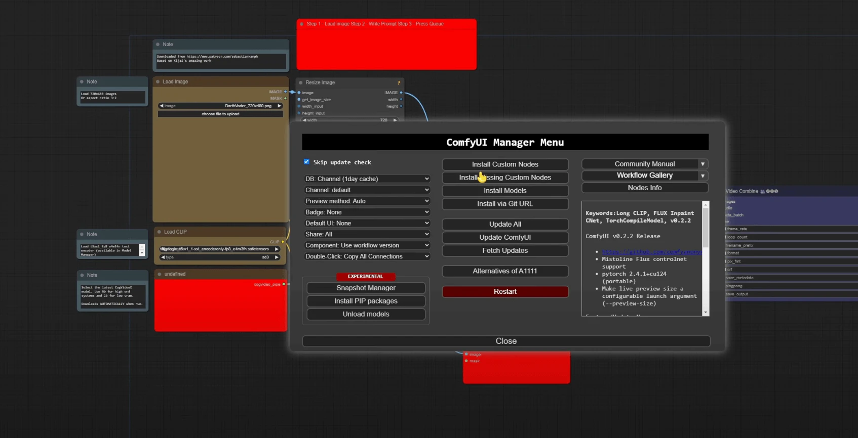 CogVideo image to video generation demonstration