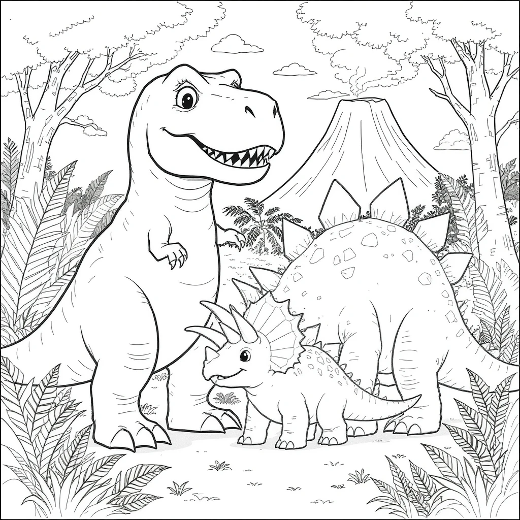 ColoringStore use case example showing a family coloring together