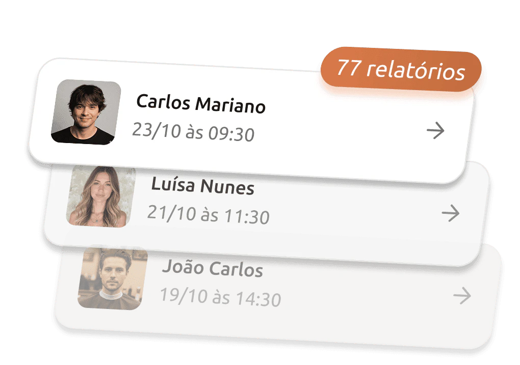 Pandami dashboard interface for hairstylists