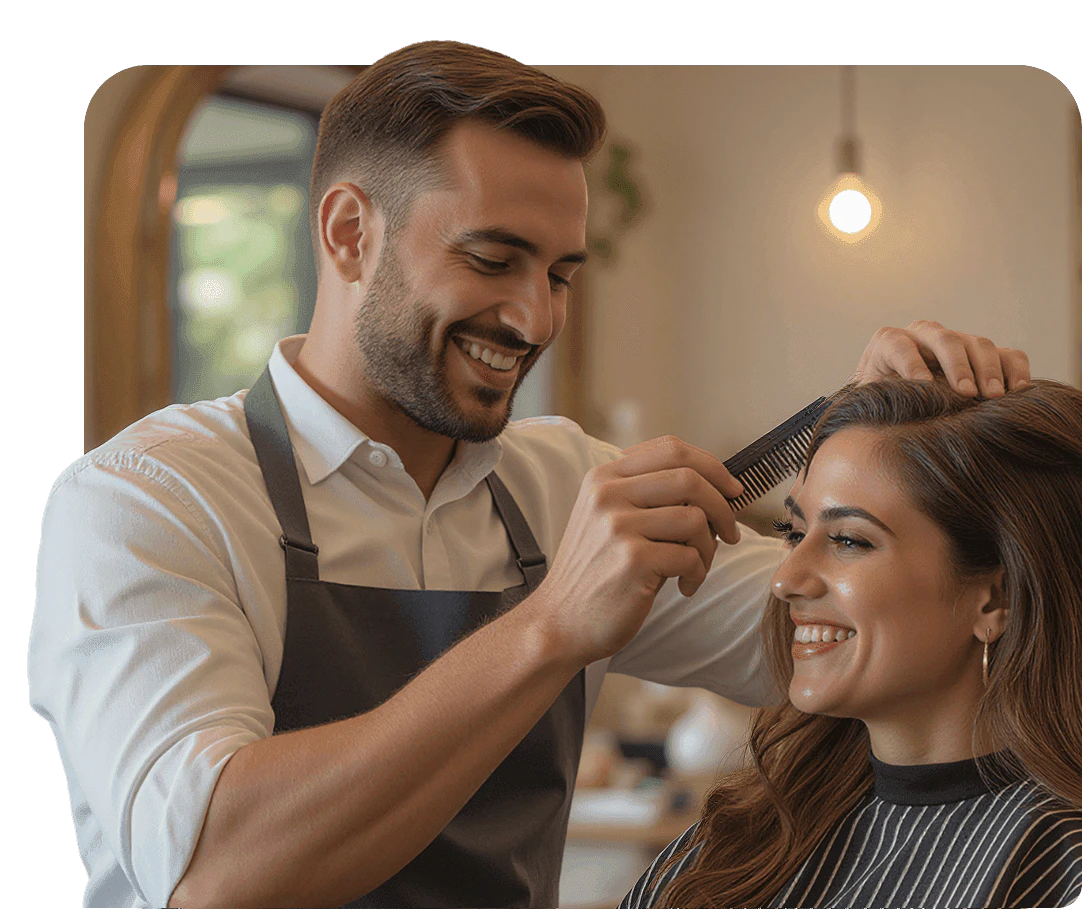 Pandami user scenario image for hairstylists