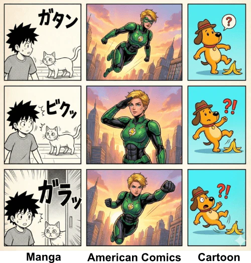 ComicInk infinite styles selection