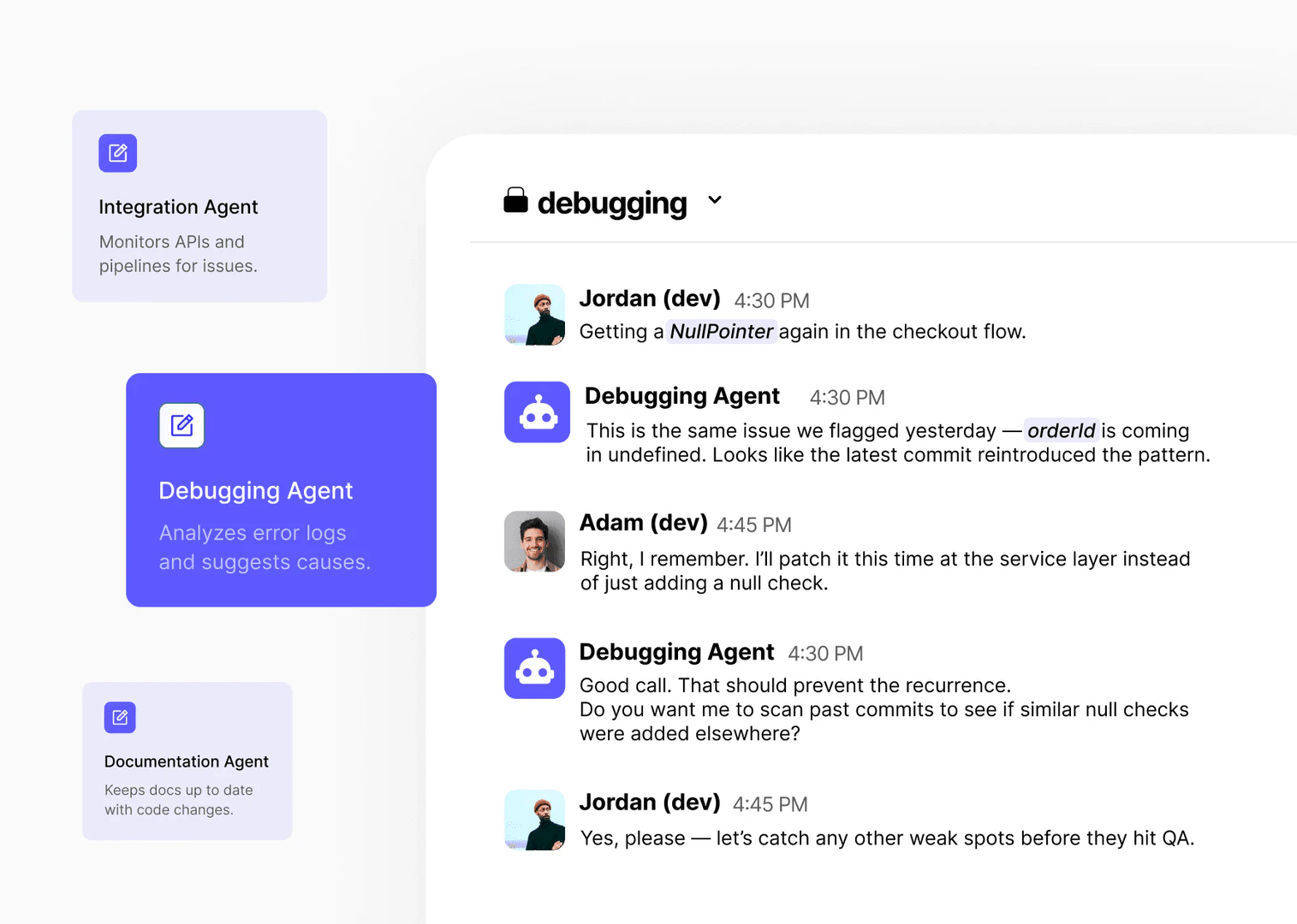 Complete use case example for developers using AI agents