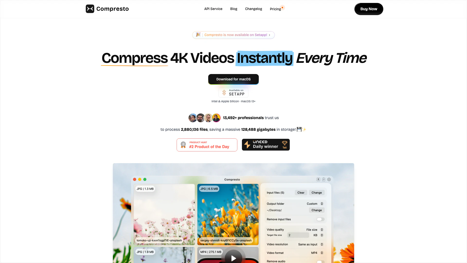 Compresto screenshot