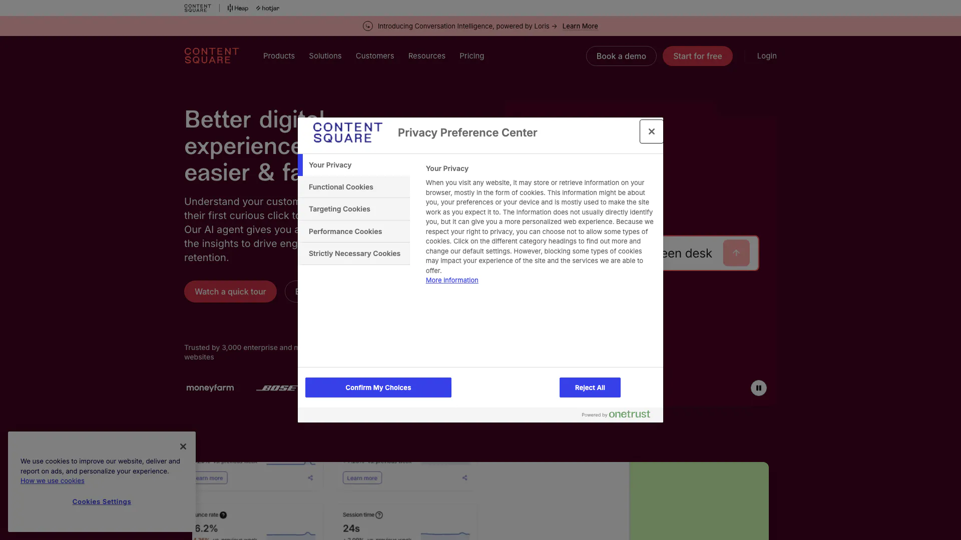 Contentsquare screenshot