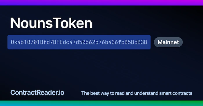 ContractReader main features demonstration
