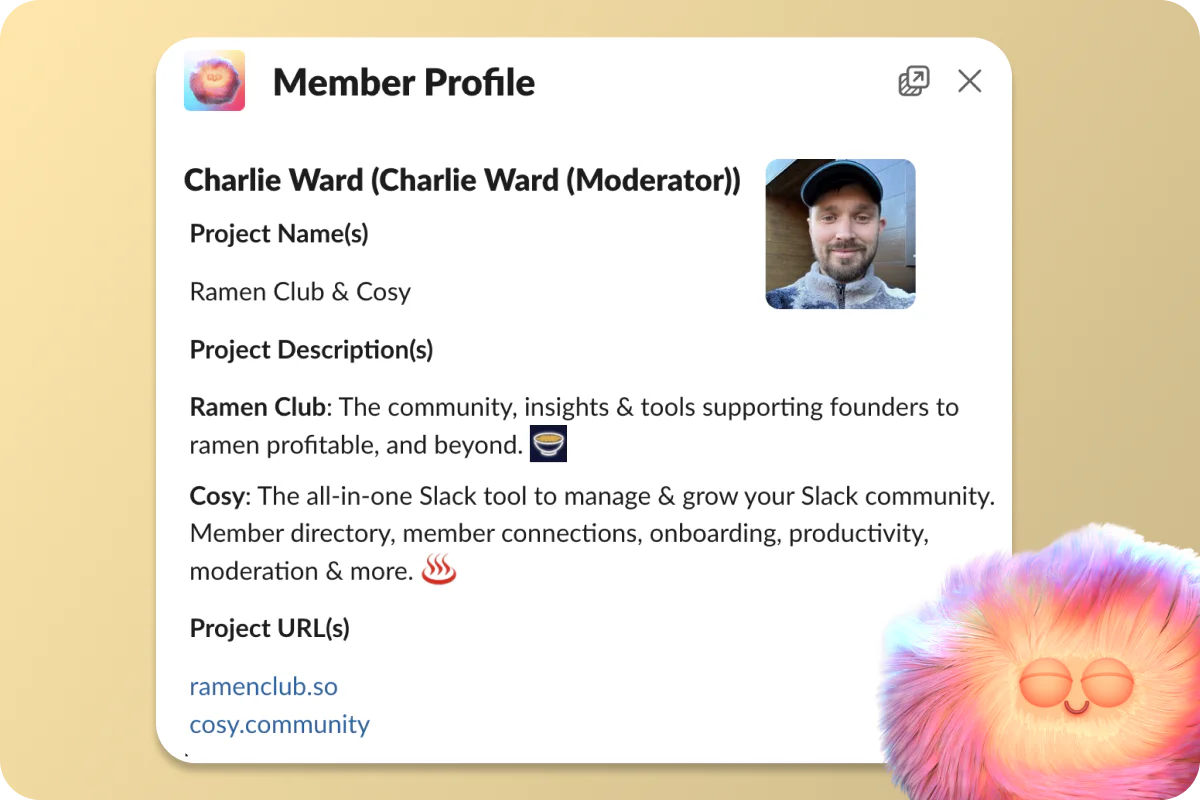 Cosy member directory feature