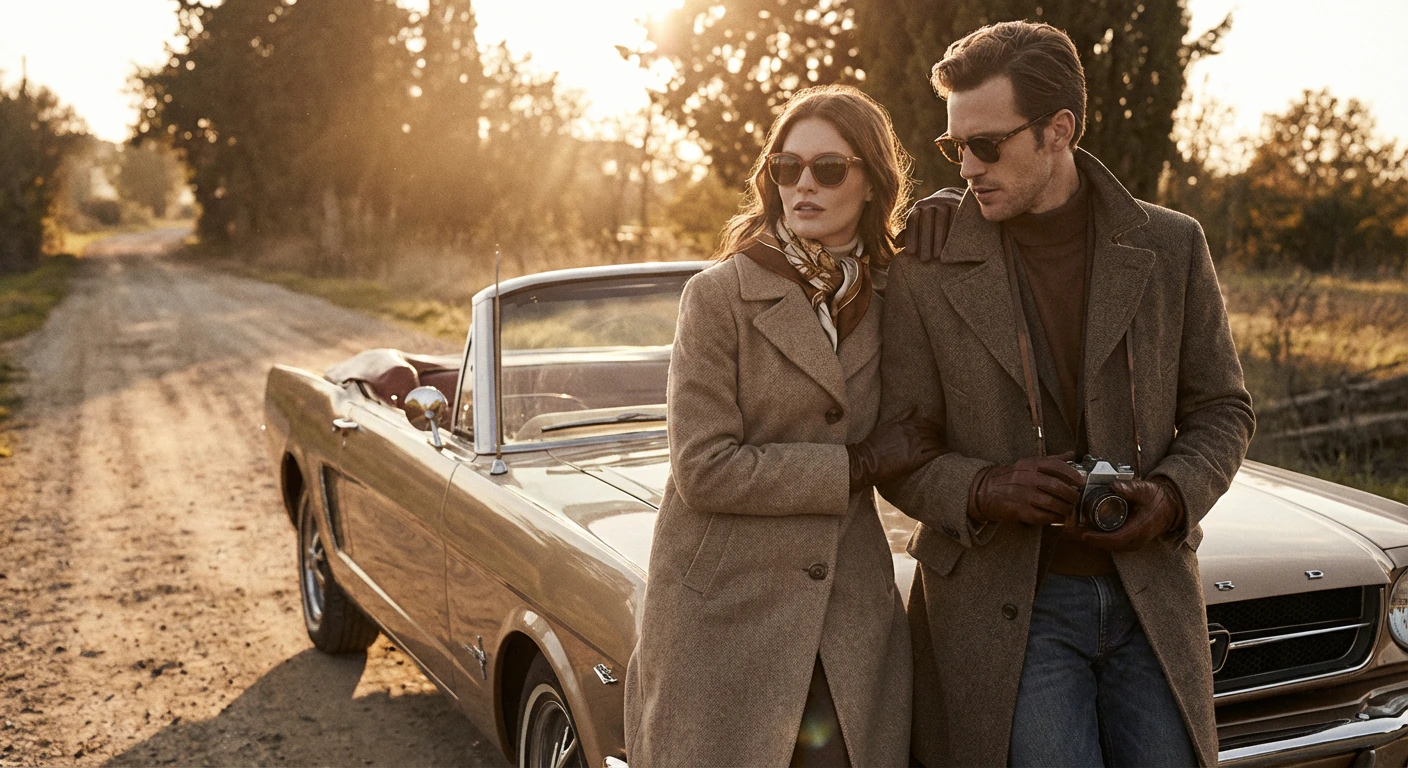 Couple AI feature demonstration showing various photo styles