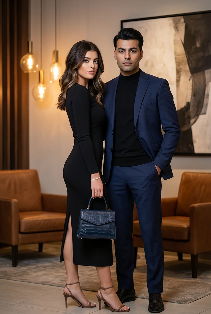 Couple AI showcasing customization options for couple photos