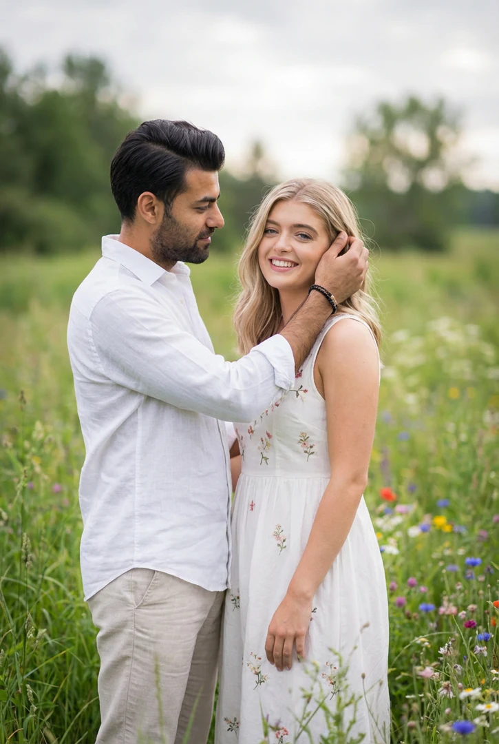 Couple AI use case example for romantic portraits