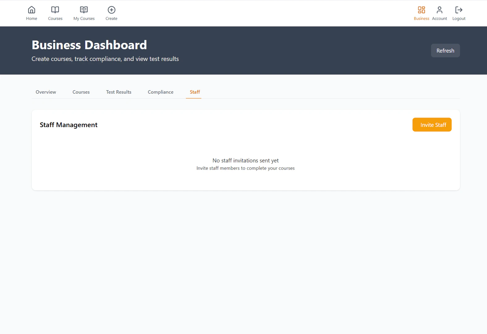 Craftedcourses staff management feature
