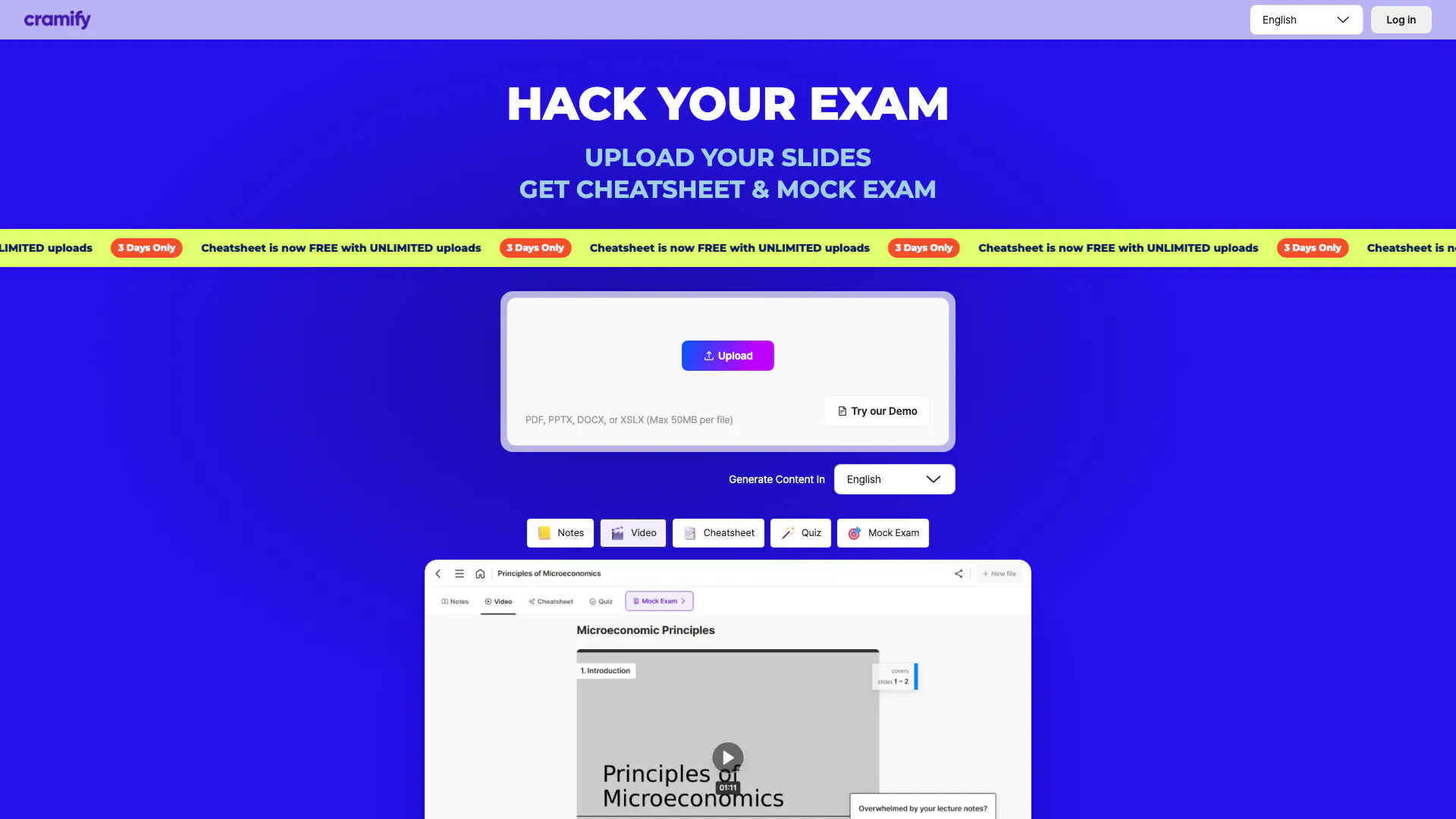 Cramifyai screenshot