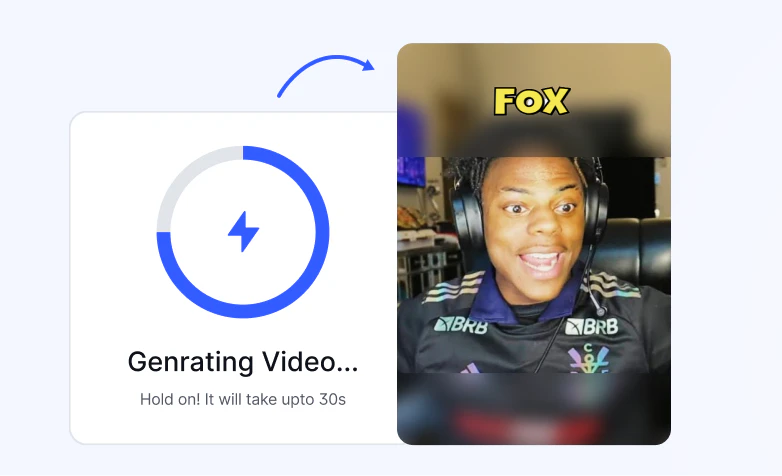 Crayoai video generation process screenshot