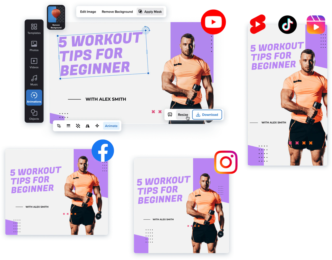 Creasquare user scenario image