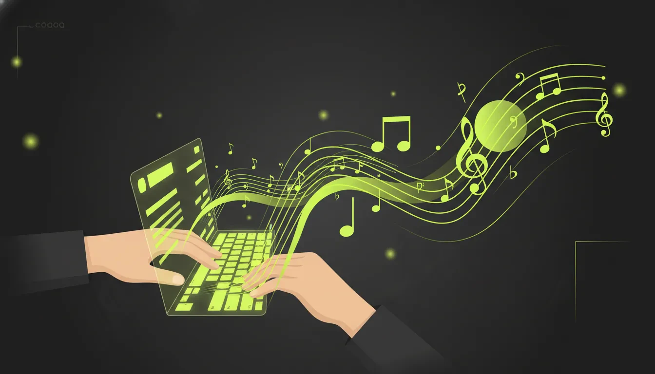 Creatune AI music generator feature demonstration