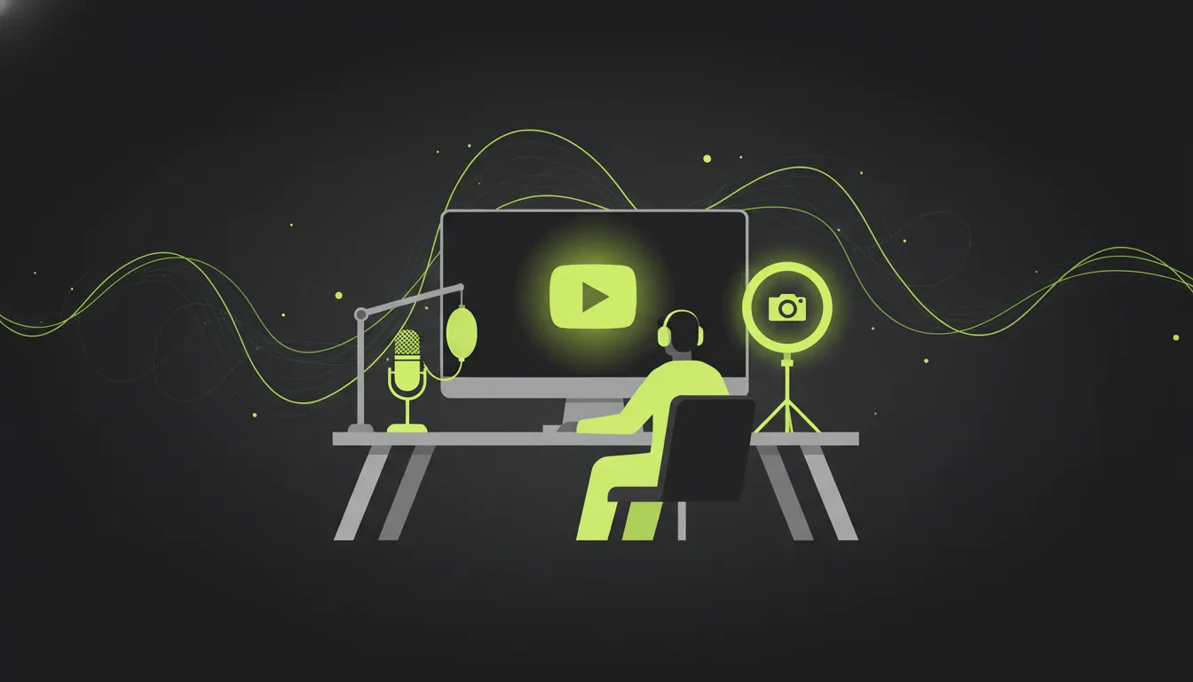 Creatune AI user scenario for YouTubers and content creators