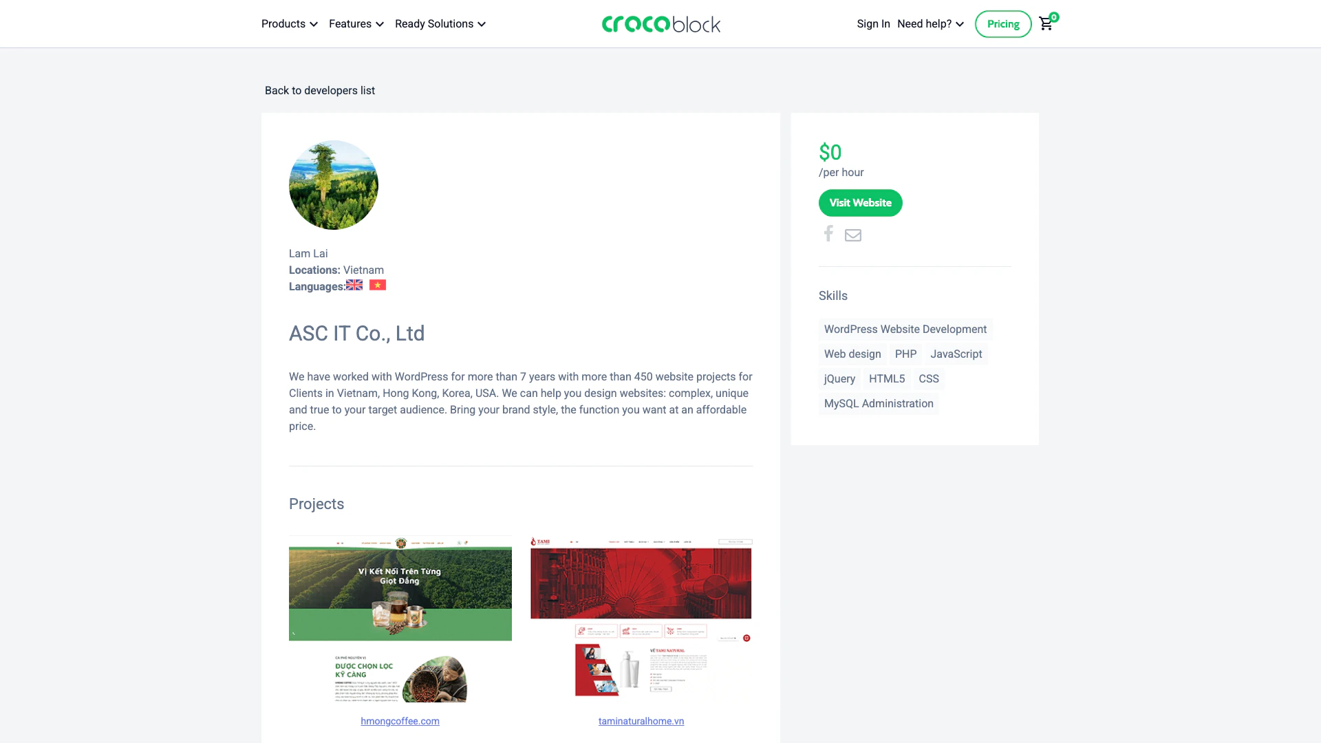 Crocoblock screenshot