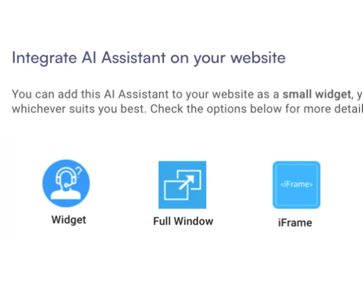 CuServly chatbot embedding step 3