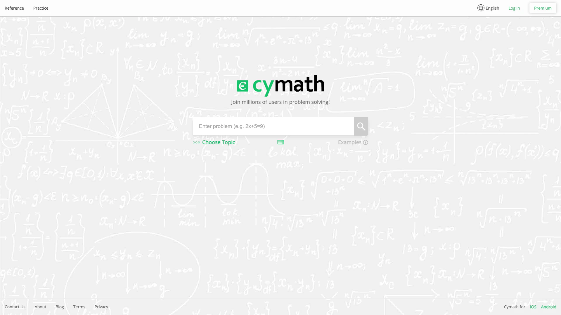 Cymath screenshot
