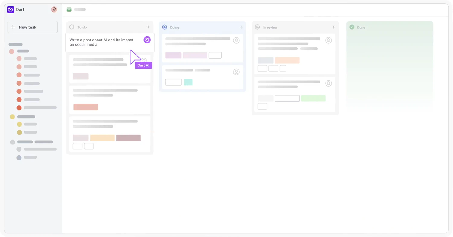 Dartai project management tool overview