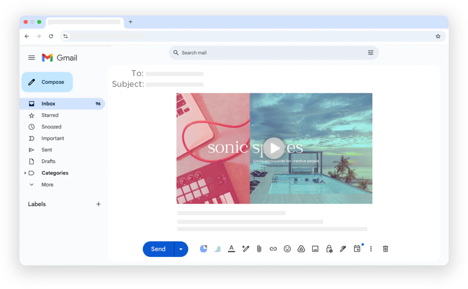 Deckbirdai email embedding feature