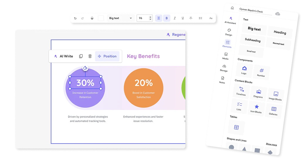 Decktopus AI main features demonstration