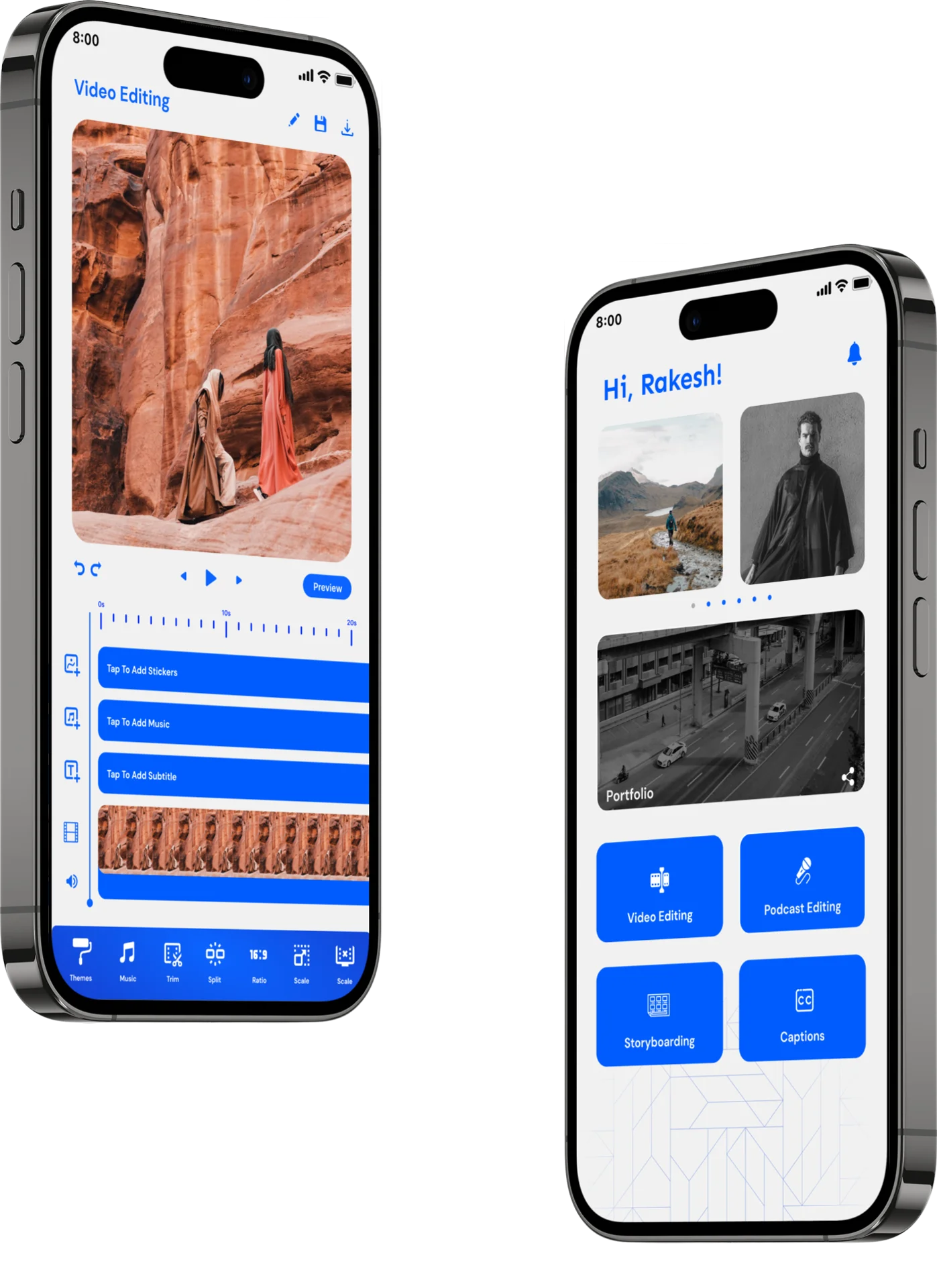 Decrackle main features showcasing audio and video tools