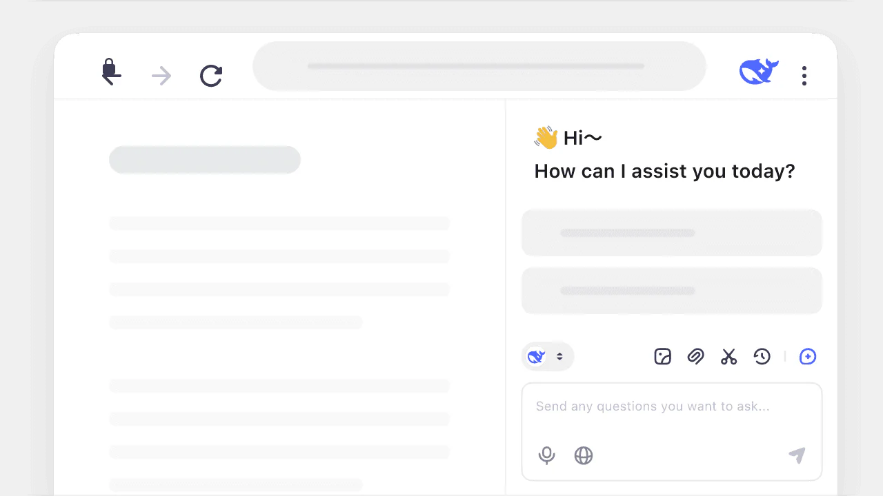DeepSeek Free user interface demonstration