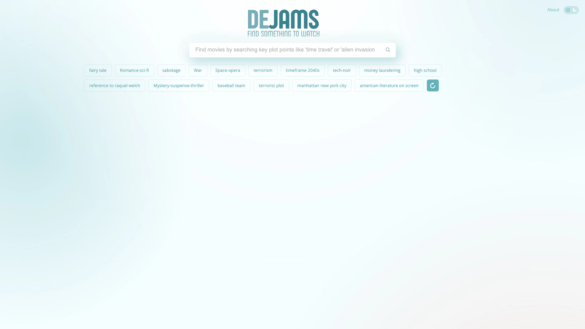 Dejams screenshot