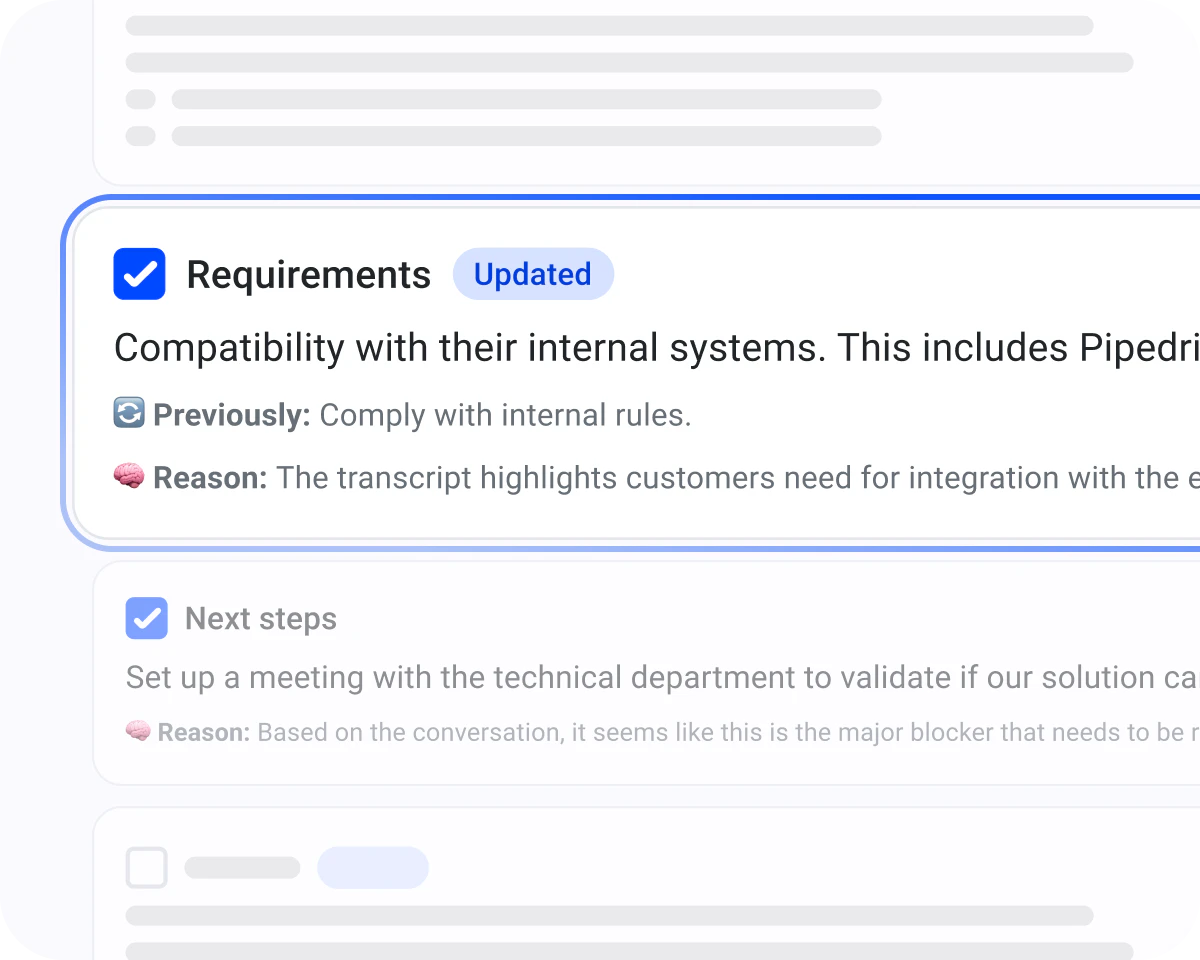 Demodesk application in sales coaching