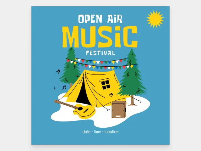 Use case example of Design for social media posts